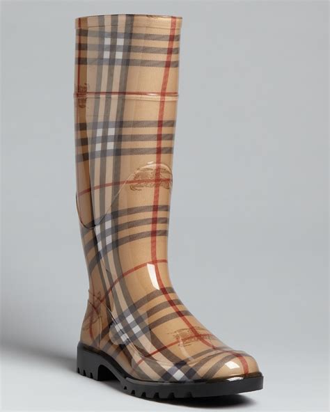 men's burberry rain boots|burberry haymarket rain boots.